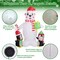 5.9FT Christmas Decoration Inflatable Snowman LED Light Up Garden Xmas